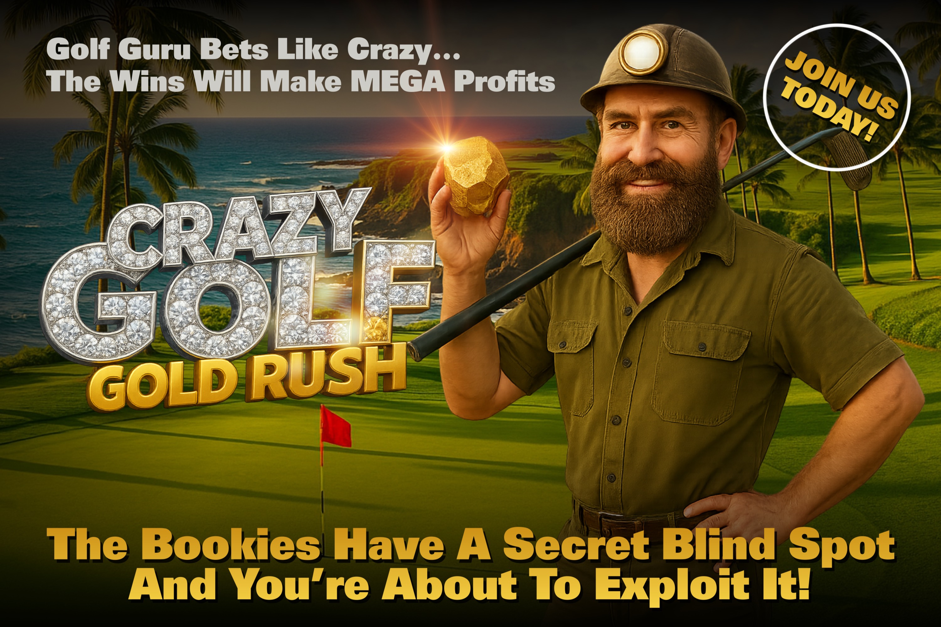 Crazy Golf Gold Rush