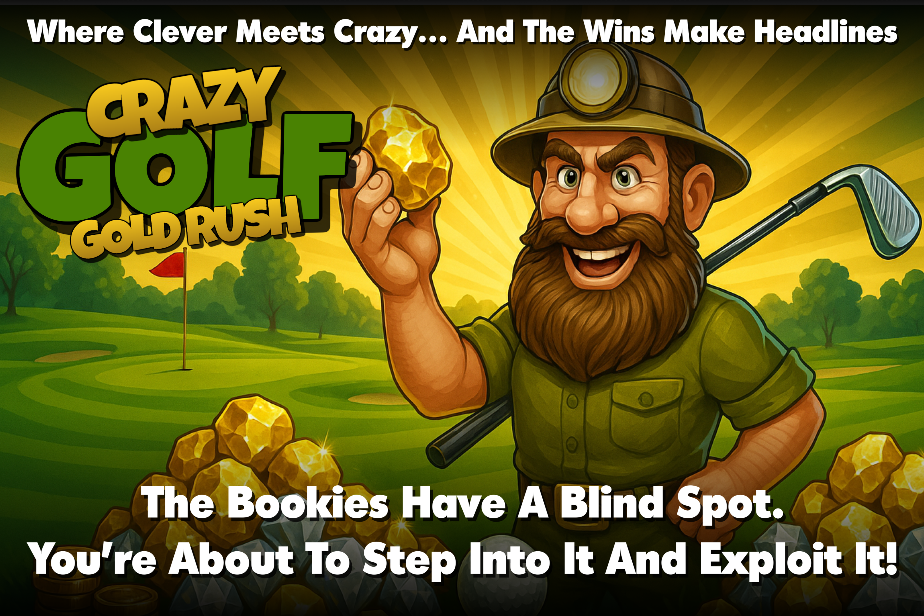 Crazy Golf Gold Rush