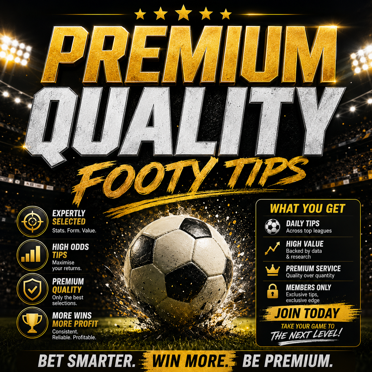 Premium Quality Footy Tips