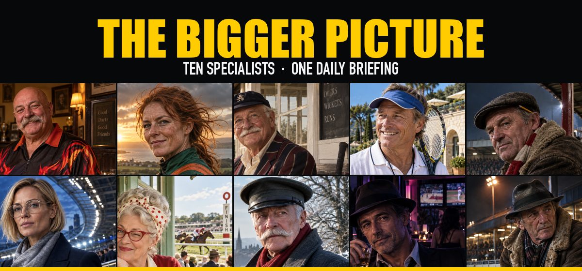 Betfan The Bigger Picture: ten specialists, one daily briefing
