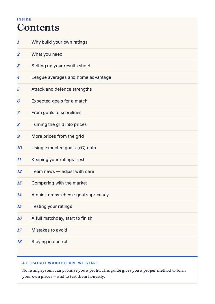 Contents page