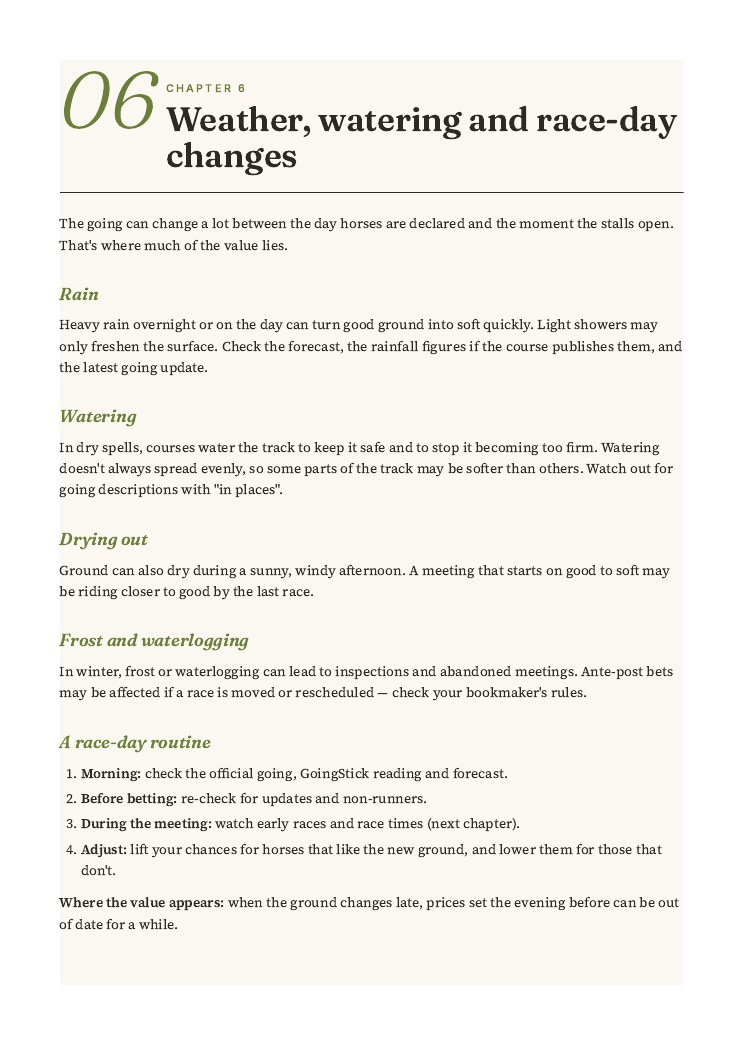 A page from the guide