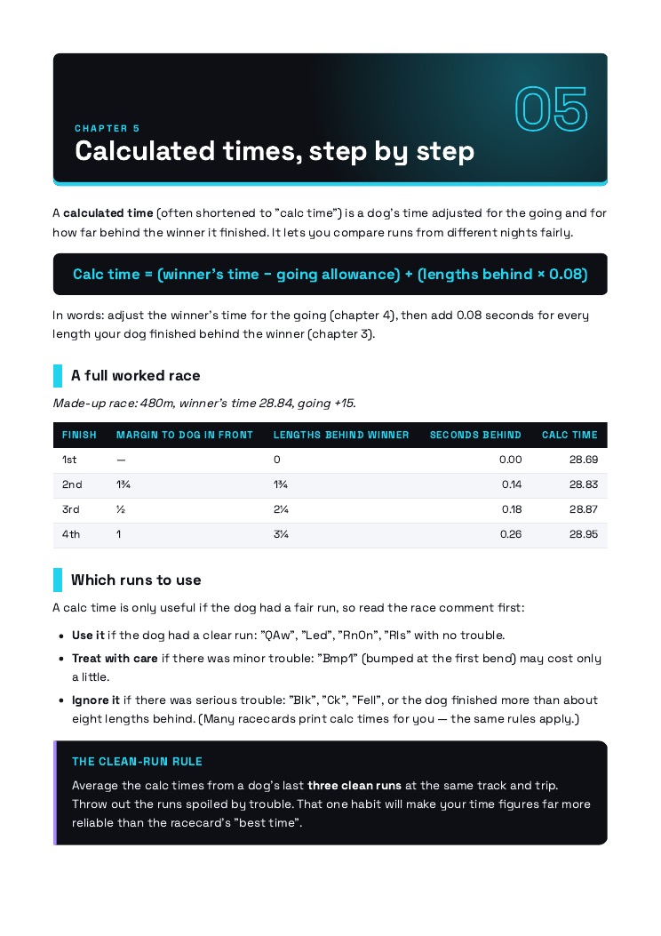 A page from the guide