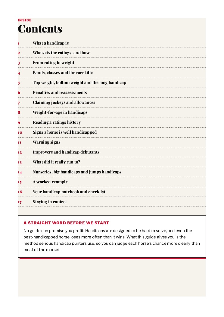 Contents page