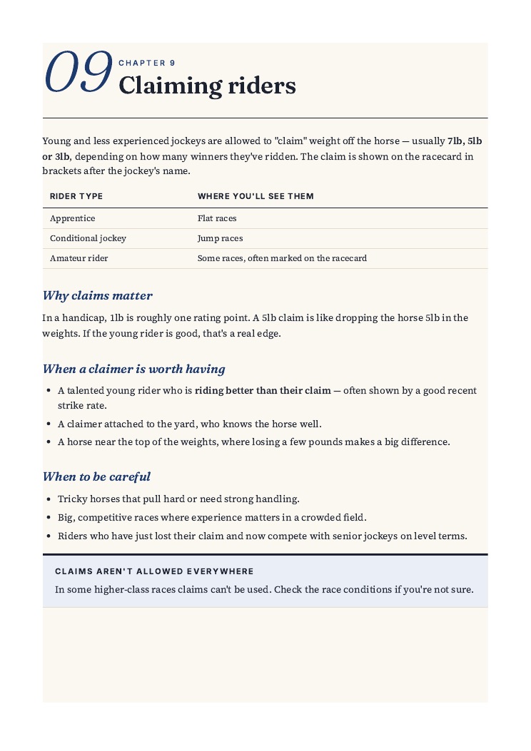 A page from the guide